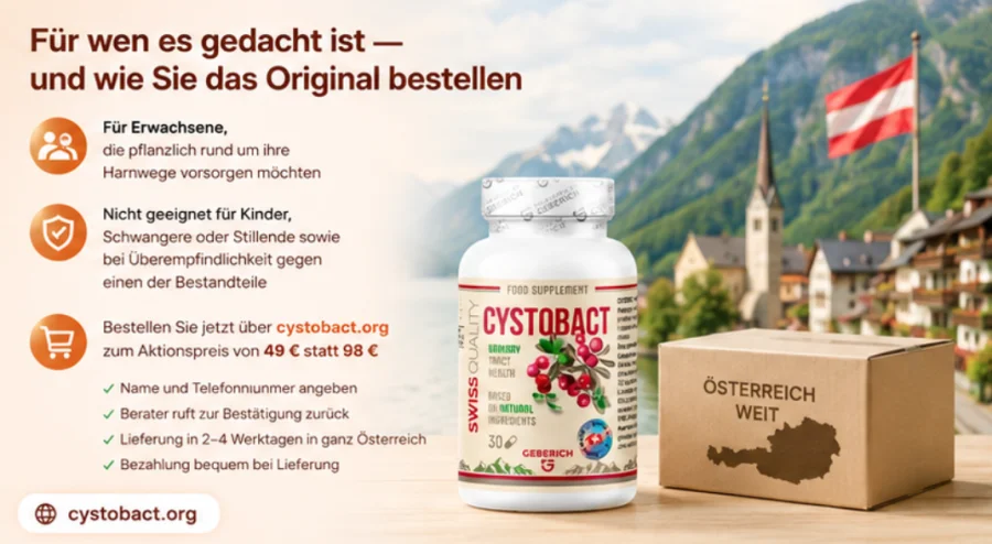 Cystobact — Bestellung des Originals über die offizielle Seite in Österreich