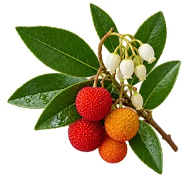 Cystobact — Blatt des Erdbeerbaums (Arbutus unedo)