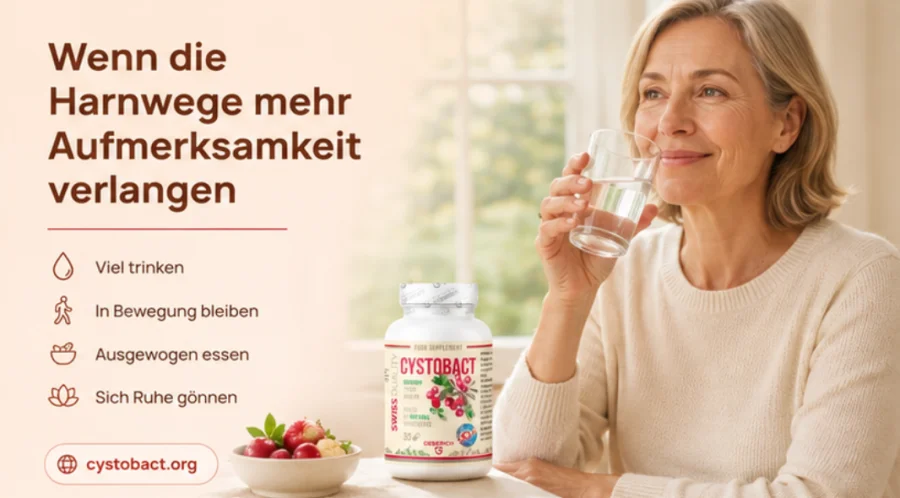 Cystobact — pflanzliche Kapseln für Erwachsene, die rund um die Harnwege vorsorgen
