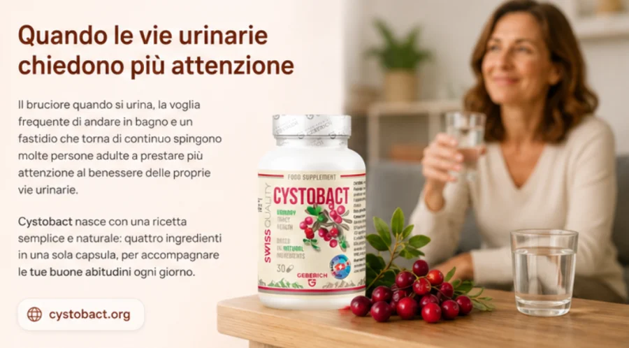 Cystobact — pflanzliche Kapseln für Erwachsene, die rund um die Harnwege vorsorgen