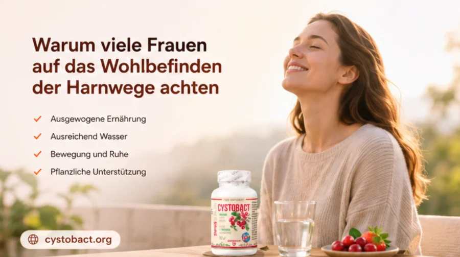 Cystobact — pflanzliche Kapseln für Erwachsene, die rund um die Harnwege vorsorgen