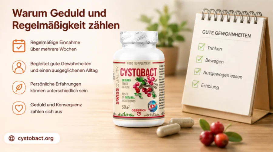 Cystobact — regelmäßige Anwendung als ruhige Tagesroutine
