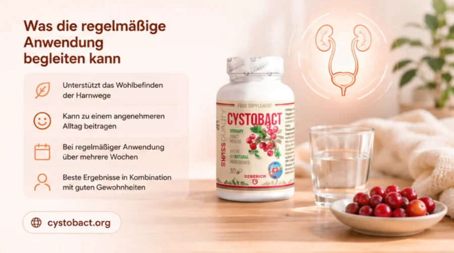 Cystobact — regelmäßige Anwendung als ruhige Tagesroutine